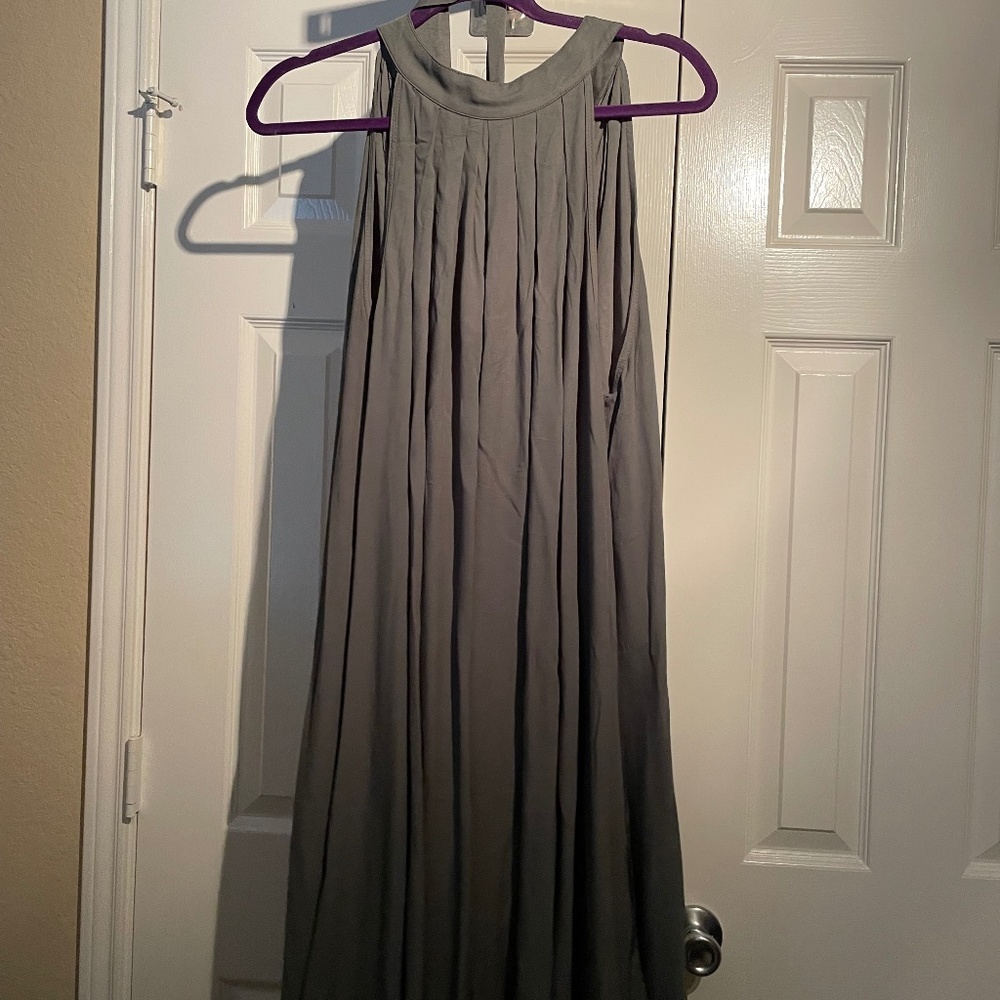 Olive green dress
